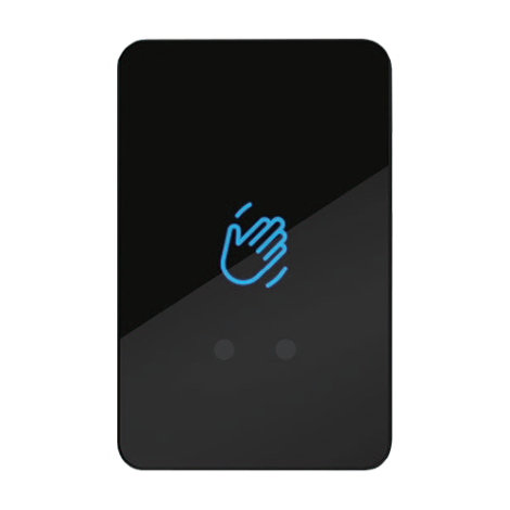 Buton de iesire Touchless ajustabil, plastic negru, montaj aparent, IP66 CSB-20C30S-P2