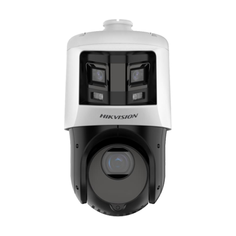 Deep Learning, DarkFighter, ColorVu - Camera IP, 6+4MP, 25X, IR 100m, WL 30m, Alarma - HIKVISION DS-2SE4C425MWG-E26F0