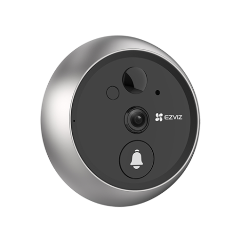 Vizor electronic inteligent, rezolutie 2K, detectie persoana, Ecran tactil 4.3'', audio bidirectional, Wi-Fi - EZVIZ CS-DP2-2K - imagine 2