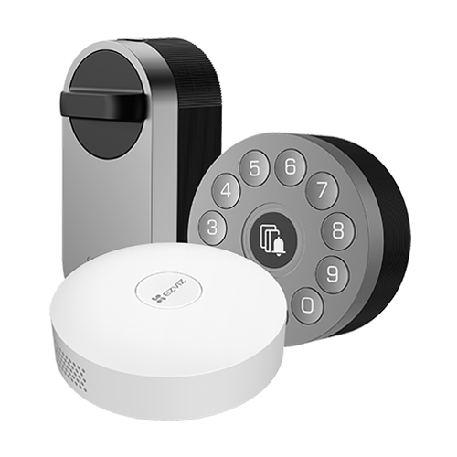 Yala inteligenta cu tastatura multifunctionala si Home Gateway - EZVIZ CS-DL01S-DL01CP-A3