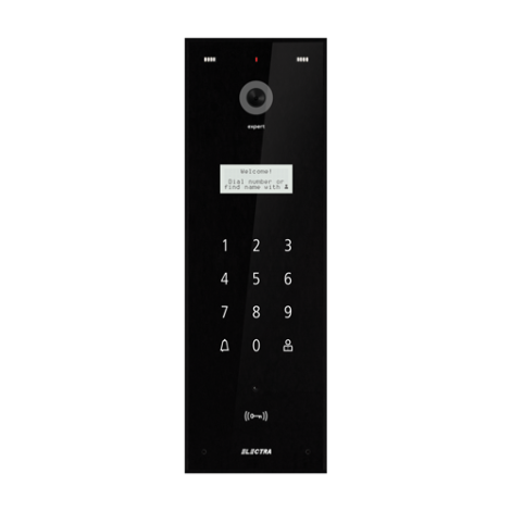 Panou exterior video EXPERT pentru BLOCURI - 255 de Familii, G3 - ELECTRA VPE.0BS03.ELBTL