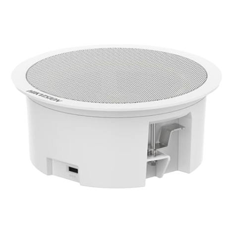 Difuzor IP, master, 6W, montare tavan, 4GB EMMC, Alarma, PoE - HIKVISION  DS-QAZ1206G1-BE