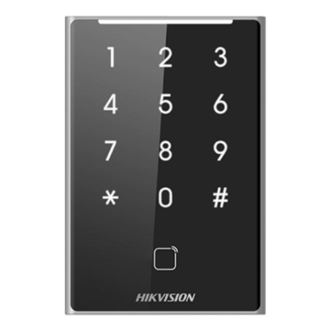 Cititor de proximitate MIFARE cu tastatura integrata, Wiegand, RS485 - HIKVISION DS-K1109DKB - imagine 2