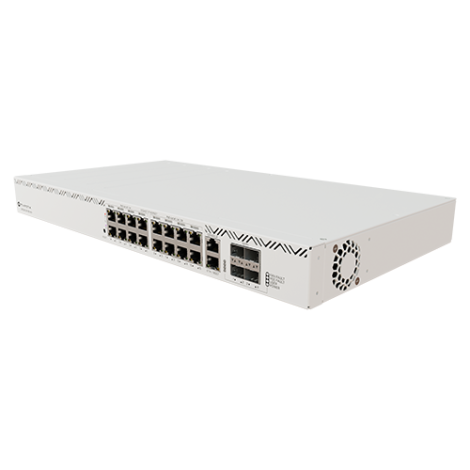 Switch 16 porturi PoE++, 600W, 4 SFP 10G, Management - MIKROTIK CRS320-8P-8B-4S+RM - imagine 2