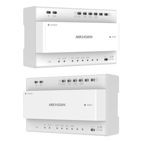 KIT videointerfon 2 fire pentru 1 familie, monitor 7 inch, Alarma, IK08, Card 32GB - HIKVISION DS-KIS704EY-SS - imagine 4