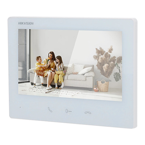 KIT videointerfon 2 fire pentru 1 familie, monitor 7 inch, Alarma, IK08, Card 32GB, Al - HIKVISION DS-KIS704EY-AL - imagine 3