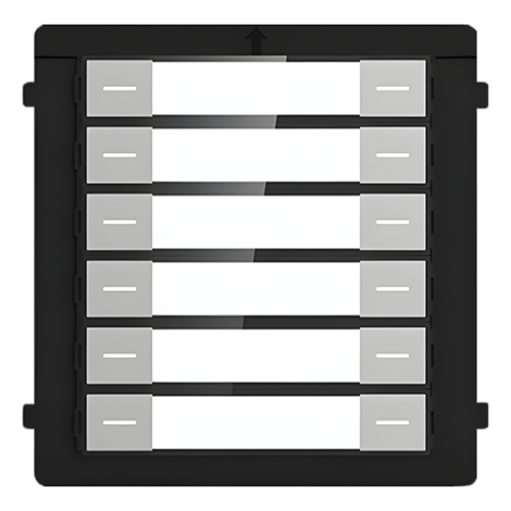 Modul extensie afisaj 12 familii pentru Interfon modular - HIKVISION DS-KD-K12 - imagine 2