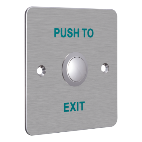 Buton iesire montaj ingropat, panou frontal Aluminiu - HIKVISION DS-K7P01 - imagine 2