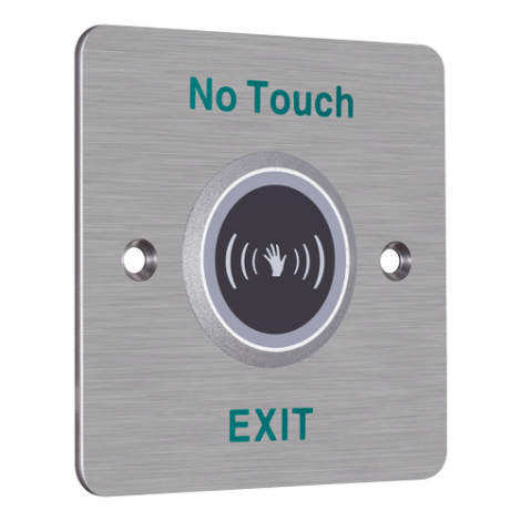 Buton iesire no touch, montaj ingropat, panou frontal Otel inoxidabil - HIKVISION DS-K7P03 - imagine 2