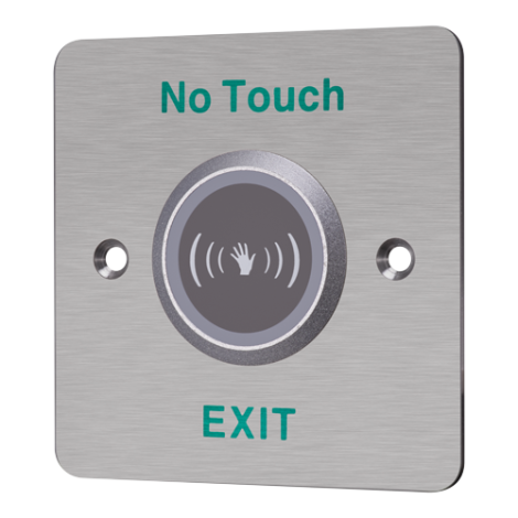 Buton iesire no touch, montaj ingropat, panou frontal Otel inoxidabil - HIKVISION DS-K7P03 - imagine 3