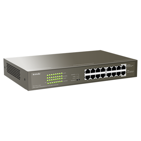 Switch 16 porturi Gigabit PoE - Tenda TND-TEG1116P-16-150W - imagine 2
