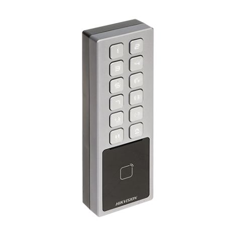 Terminal control acces cu tastatura, card M1, Bluetooth, Wi-Fi, Alarma - HIKVISION DS-K1T805MBWX - imagine 2