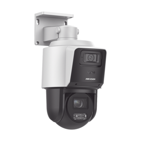 Camera IP PTZ TandemVu, 4MP dual, zoom optic 4X, IR 40m & WL 30m - HIKVISION DS-2SE3C404MWG-E14-2.8mm - imagine 2