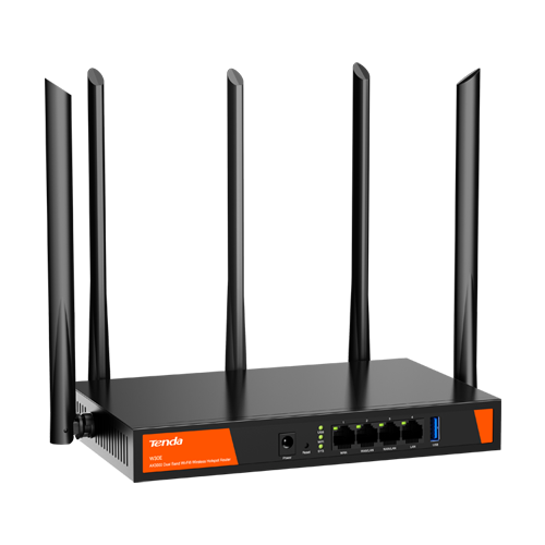 Router business, multi-WAN, WiFi 6, Dual Band, AX3000, 200 utilizatori, Management - TENDA TND-W30E