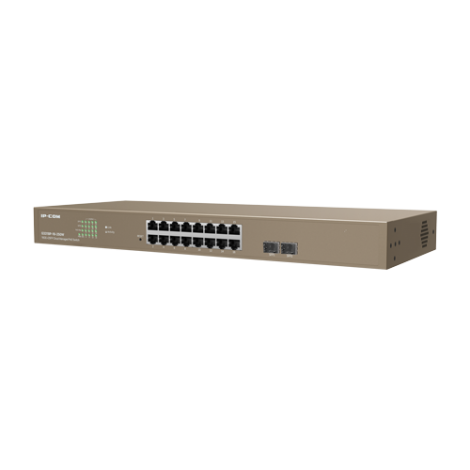 Switch 16 porturi PoE Gigabit, 2 porturi SFP Gigabit, Cloud Management - IP-COM G3318P-16-250W - imagine 3