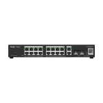 Switch 16 porturi PoE, 2 porturi GE, 2 porturi SFP, Gigabit, Cloud Management - Ruijie RG-ES220GS-P