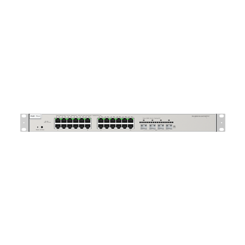 Switch 24 porturi PoE Gigabit, 4 porturi SFP+ 10G, L3 Cloud Management - Ruijie RG-NBS5200-24GT4XS-P