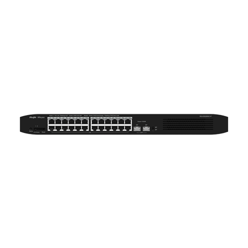 Switch 24 porturi PoE, 2 porturi SFP, Gigabit, Cloud Management - Ruijie RG-ES226GC-P