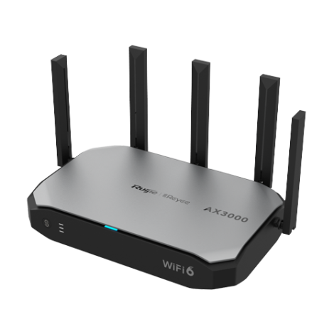 Router WiFi 6 Dual Band, 5 porturi GE, AX3000, Cloud Management - Ruijie RG-EG105GW-X - imagine 2