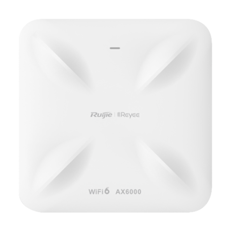 Access Point Wireless AX6000 Dual-Band, Wi-Fi 6, 2x RJ45 2.5G, PoE IN, Cloud Management - Ruijie RG-RAP2260(H)