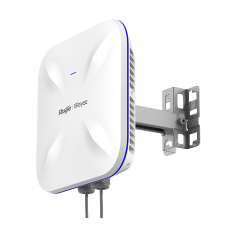 Access Point exterior AX1800 Dual-Band, Wi-Fi 6, 1x GE, 1x SFP, PoE IN, Cloud Management - Ruijie RG-RAP6260(G)