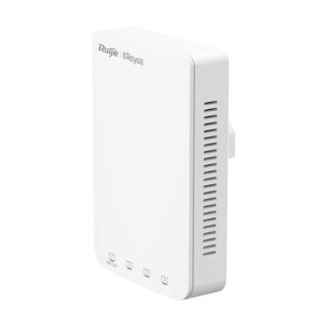 Access Point Wireless AC1300 Dual-Band, Wi-Fi 5, 2 dBi, 5x RJ45 Gigabit, PoE IN, Cloud Management - Ruijie RG-RAP1200(P) - imagine 2