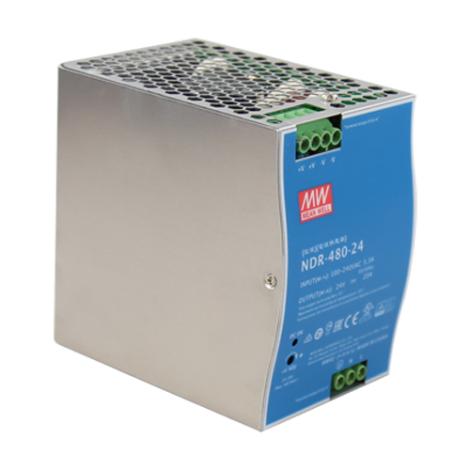 Sursa de alimentare in comutatie, 24V / 20A, sina DIN - MEAN WELL NDR-480-24 - imagine 2