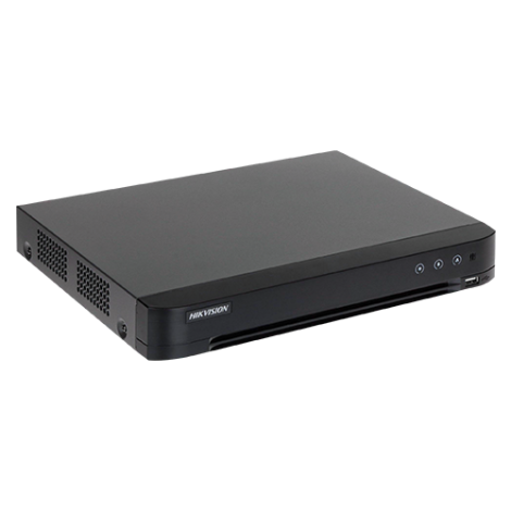 DVR AcuSense, 4 ch analog max. 4K+ 2 ch IP max. 4K, Alarma I/O - HIKVISION iDS-7204HUHI-M1-X(4A+4/1ALM) - imagine 2