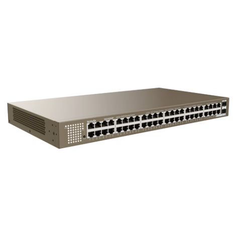 Switch 48 x RJ45 Gigabit, 2 x SFP Gigabit Uplink, 1U - TENDA TND-TEG1050F - imagine 2