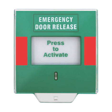 Buton aplicabil din plastic pentru iesire de urgenta, LED, buzzer (TEXT) CSB-802 - imagine 2