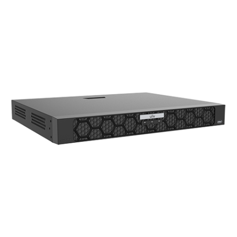 NVR 4K, 16 canale 16MP, 2xSATA, Analiza video, Alarma I/O, 1U - UNV NVR502-16B-IQ - imagine 3