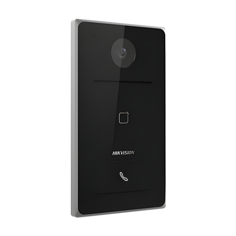 Panou exterior videointerfon TCP/IP, Wi-Fi, 2MP, IR 2.5m, 1 familie, montaj aparent, PoE - HIKVISION DS-KV6133-WME1-Aparent - imagine 2