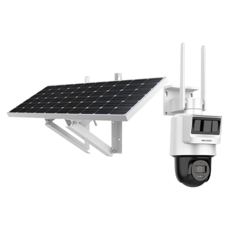 Camera PT IP 4G LTE, 4MP, 2.8mm, IR 30m, Audio, PIR+Radar, Panou solar, Acumulator lithium 90Wh - HIKVISION DS-2DE2C400IWG-K-4G-C09S20-2.8mm