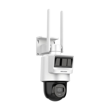 Camera PT IP 4G LTE, 4MP, 2.8mm, IR 30m, Audio, PIR+Radar, Panou solar, Acumulator lithium 90Wh - HIKVISION DS-2DE2C400IWG-K-4G-C09S20-2.8mm - imagine 2