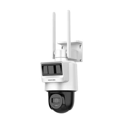 Camera PT IP 4G LTE, 4MP, 2.8mm, IR 30m, Audio, PIR+Radar, Panou solar + Acumulator lithium 50.76Wh - HIKVISION DS-2DE2C400IWG-K-4G-C05S10-2.8mm - imagine 3