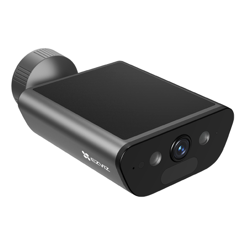 Camera IP Wi-Fi6 cu panou solar integrat, rezolutie 8.0MP, acumulator 10.400mAh, Color 24/7 - EZVIZ CS-EB5-4K