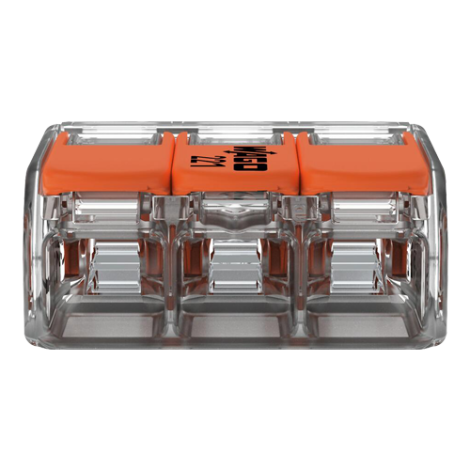 Conector derivatie 3 fire, max. 6 mmÂ² (30 buc.) - WAGO 221-613 - imagine 2