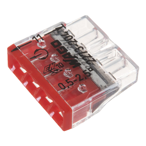 Conector compact de imbinare, 4 fire, max. 2.5 mmÂ² (100 buc.) - WAGO 2273-204