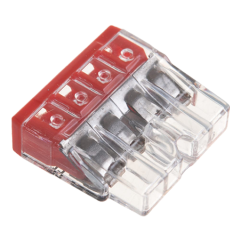 Conector compact de imbinare, 4 fire, max. 2.5 mmÂ² (100 buc.) - WAGO 2273-204 - imagine 2