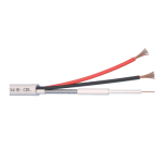 Cablu Microcoaxial + alimentare 2x0.5, Cupru 100%, 100m MCX75-2x0.5