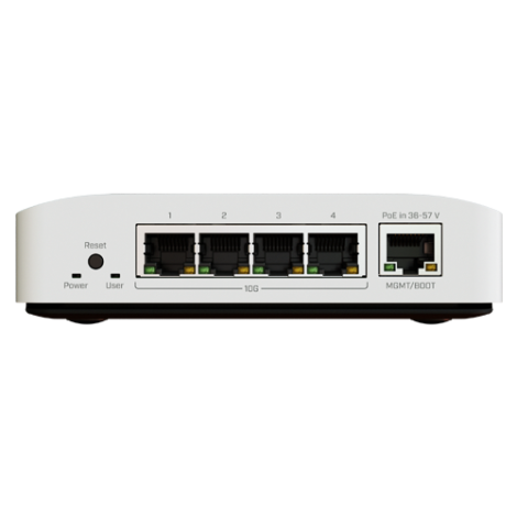 Router 4 porturi 10G, 1 port 1G, sina DIN - MikroTik CRS304-4XG-IN - imagine 2