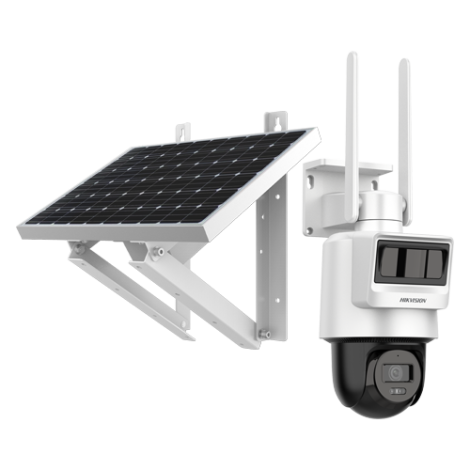 Camera PT IP 4G LTE, 2MP, 2.8mm, IR 30m, PIR+Radar, Panou solar + Acumulator lithium 50.76Wh - HIKVISION DS-2DE2C200IWG-K-4G-C05S10-2.8mm
