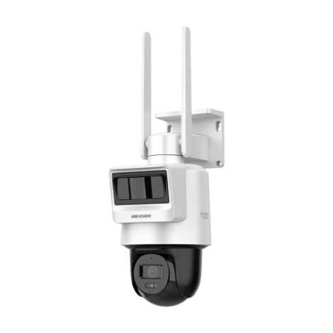 Camera PT IP 4G LTE, 2MP, 2.8mm, IR 30m, PIR+Radar, Panou solar + Acumulator lithium 50.76Wh - HIKVISION DS-2DE2C200IWG-K-4G-C05S10-2.8mm - imagine 3