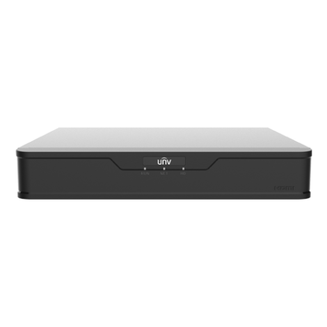 NVR 4K, 8 canale, max. 12MP, 1U - UNV NVR301-08B-IQ