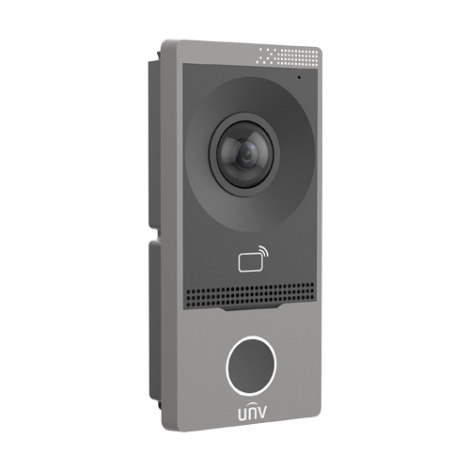 Post exterior videointerfon TCP/IP, IR, Wi-Fi, IK08 - UNV OEU-201S-HMK-W - imagine 2