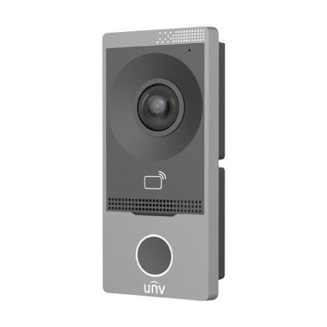 Post exterior videointerfon TCP/IP, IR, Wi-Fi, IK08 - UNV OEU-201S-HMK-W - imagine 3