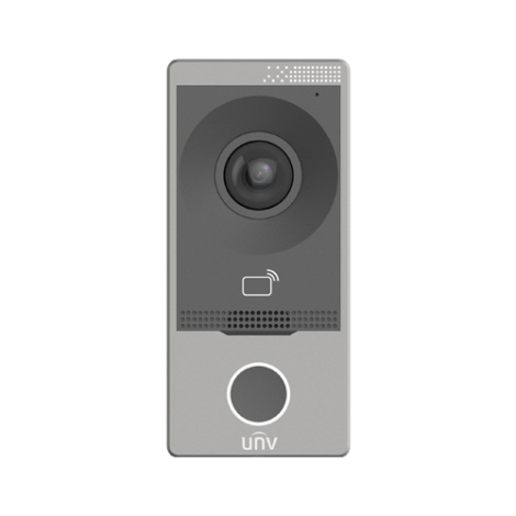Post exterior videointerfon TCP/IP, IR, Wi-Fi - UNV OEU-201B-HMK-W