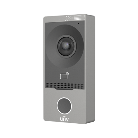 Post exterior videointerfon TCP/IP, IR, Wi-Fi - UNV OEU-201B-HMK-W - imagine 3