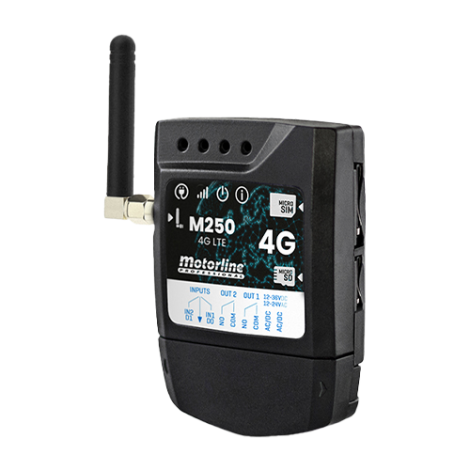 Controller GSM 4G, Bluetooth, 2 relee, card SIM inclus MOTORLINE GSM-M250 - imagine 3
