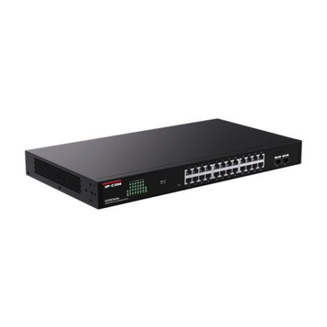 Switch 24 porturi RJ45 Gigabit, 2 porturi SFP Gigabit, Cloud Management - IP-COM G2226F - imagine 3